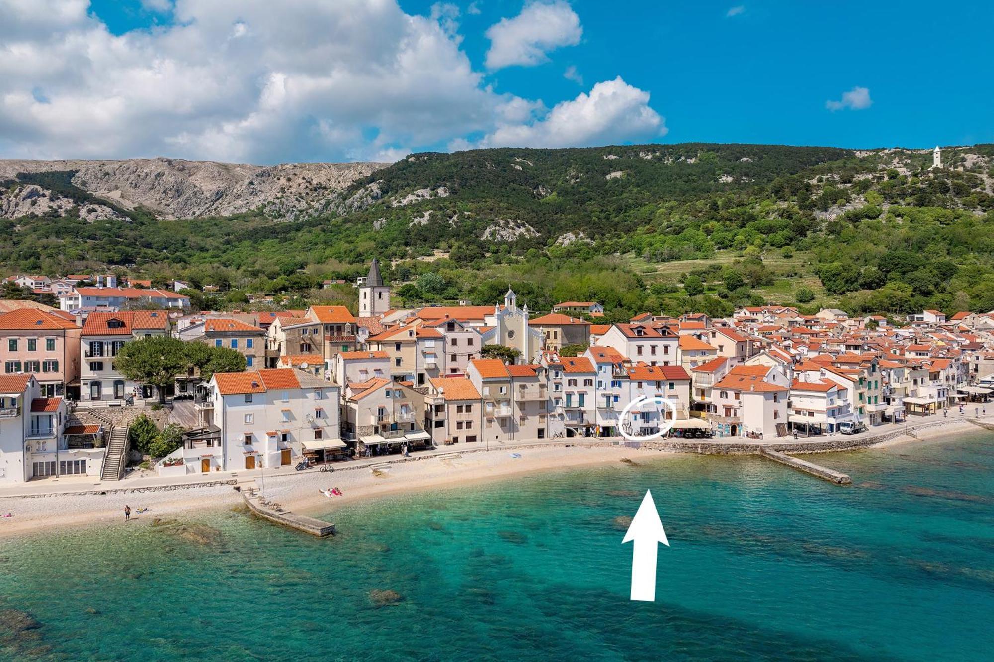 Apartment Nora By The Beach Baška Exteriér fotografie